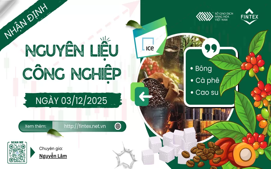 NHẬN ĐỊNH NGUYÊN LIỆU - CÔNG NGHIỆP NGÀY 03/12/2025